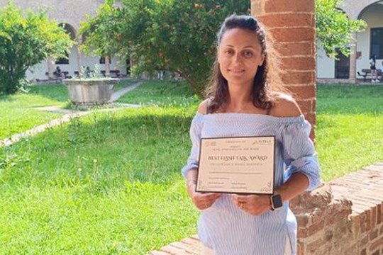 Ricercatrice dell'Alma Mater vince il Best Flash Talk Award Ricercatrice dell'Alma Mater vince il Best Flash Talk Award